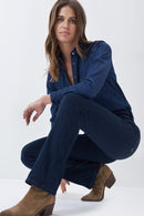 Secret Push In Bootcut Jean - Dark Wash