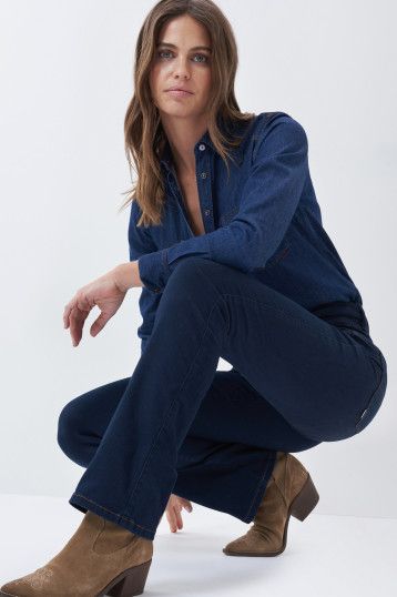 Secret Push In Bootcut Jean - Dark Wash