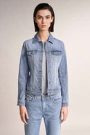 Slim Fit Denim Jacket - Light Wash