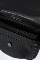 Messenger Crossbody Bag - Black