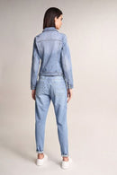 Slim Fit Denim Jacket - Light Wash