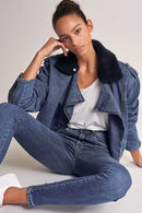 Secret Push In Skinny - Mid Wash