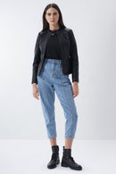 Nappa Leather Jacket - Black