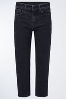 Cropped True Slim Jean - Black
