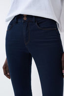 Secret Push In Slim - Dark Wash