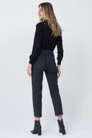 Cropped True Slim Jean - Black