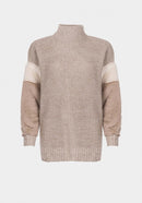 Paprika Polo Neck Jumper - Marshmallow