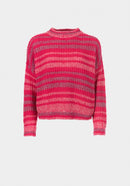 Sesame Round Neck Jumper - Tango Red