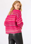 Sesame Round Neck Jumper - Tango Red