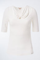 Knot Detail T-shirt - White