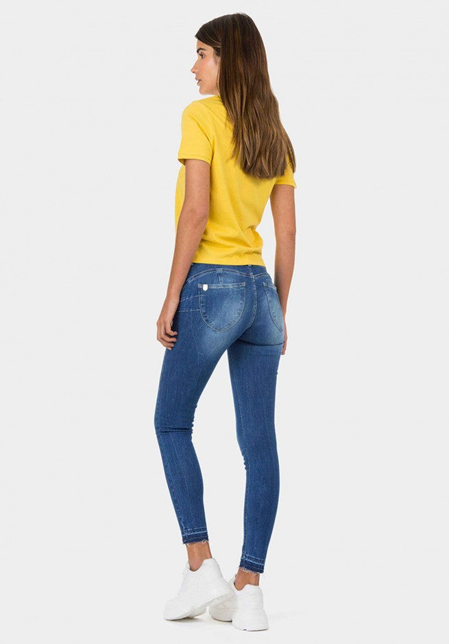 One Size Double Up Jean - Blue