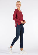 One Size Curvy Jean - Blue