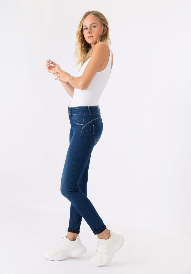 One Size Doubleup Jean - Blue