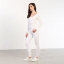 Justine Tummy Tuck Jean - Optic White