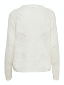 Round Neck Pullover - Cloud Dancer