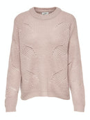 Round Neck Pullover - Adobe Rose