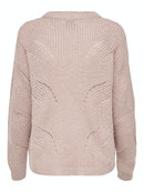 Round Neck Pullover - Adobe Rose