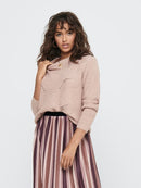 Round Neck Pullover - Adobe Rose