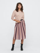 Round Neck Pullover - Adobe Rose