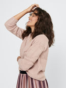 Round Neck Pullover - Adobe Rose