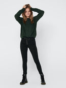 Round Neck Pullover - Scarab