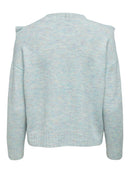 Shiny Side Frill Jumper - Kentucky Blue