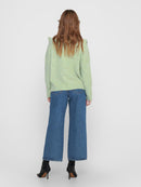 Shiny Side Frill Jumper - Swamp