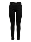 Nikki Regular Skinny Jean - Black Denim