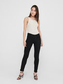 Nikki Regular Skinny Jean - Black Denim