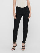 Nikki Regular Skinny Jean - Black Denim