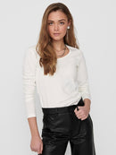 Ava Long Sleeve Top - Cream