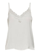 Lace Singlet - Cloud Dancer