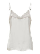 Lace Singlet - Cloud Dancer