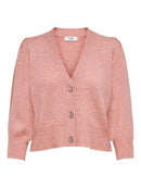 Aida 3/4 Buttons Cardigan - Rose Tan