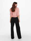 Aida 3/4 Buttons Cardigan - Rose Tan