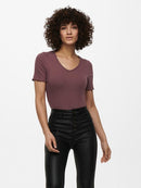 Fransiska Top - Rose Brown