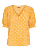 Piper Short Sleeve Smock Top - Golden Apricot
