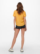 Piper Short Sleeve Smock Top - Golden Apricot