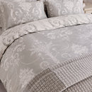 Josette Duvet Cover Set - Dove Grey