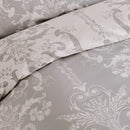 Josette Duvet Cover Set - Dove Grey