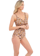 Kabini Oasis Uw V Neck Swimsuit - Leopard