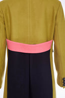 Pocket Flap Long Coat - Olive