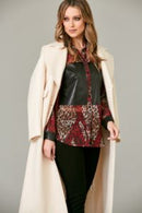 Belted Long Coat - Cream