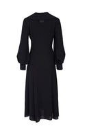 Button Detail Dress - Black