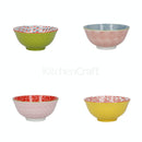Set of 4 Brights Ceramic Bowls