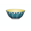 Leafy Green Print Ceramic Bowl