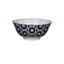 Craft Black Swirl Centred Ceramic Bowl