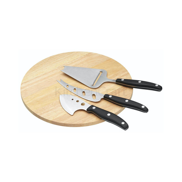 Cheese Board Set With 3 Knives