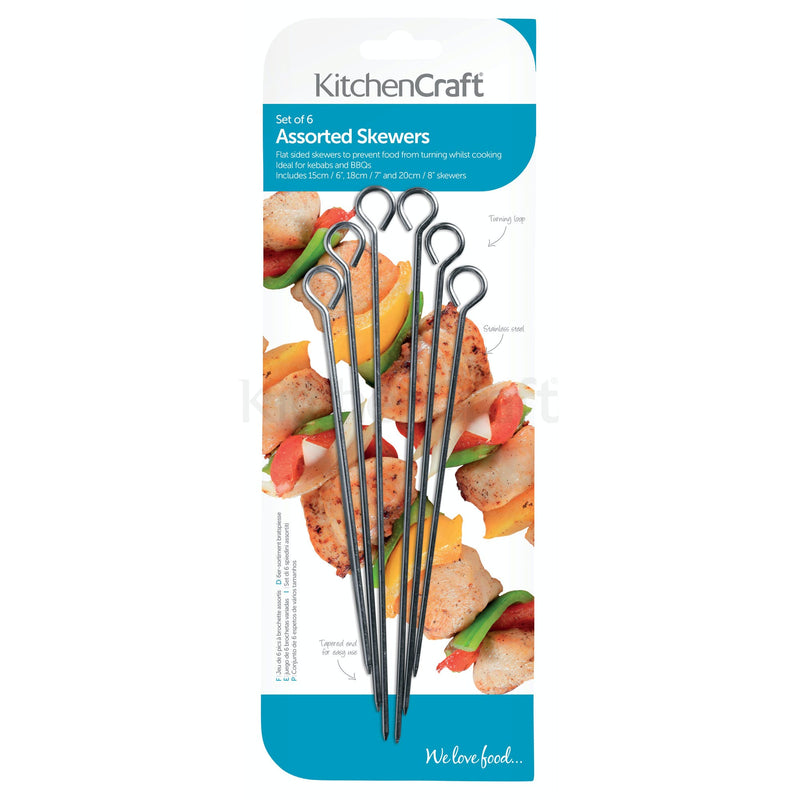 Skewers Set Of 6 Assorted