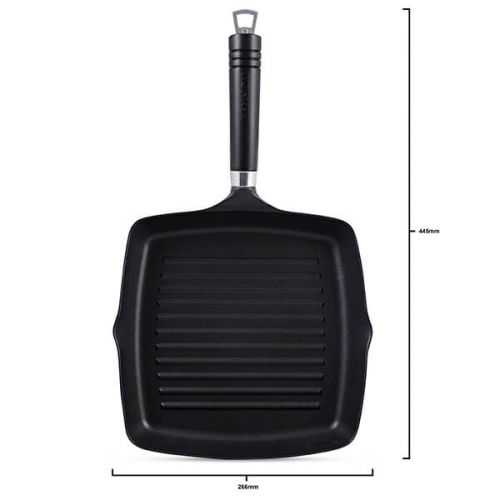 Excellence 25cm Non-Stick Cast Aluminium Grill Pan